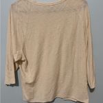 James Perse  Cream Long Sleeve Top- Size 2 Photo 5