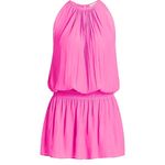 Ramy Brook  Paris sleeveless mini dress in hot Pink small Photo 9