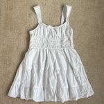 Like New Aritzia Sunday Best Martine Poplin Mini Dress in White Women’s Large Photo 1
