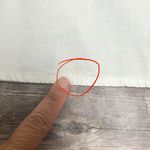 The Great Off White Black Beaded Oversized Extended Shoulder Short Sleeve Top 1 Photo 11