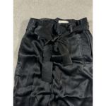Wilfred aritzia  satin pants tie‎ belt black size 6 EUC Photo 1