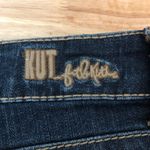 Kut From The Kloth Dark Denim Contrast Stitch Nicole High Rise Bootcut size 4 Photo 8