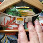 C&C California  Linen Blend Tropical Maxi Dress Caftan Coverup. Size Medium. Photo 1