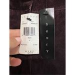 Theory NWT Pants Women's Merlot Suede Leather Fully Lined Bootcut size 4 Photo 4