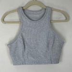 Outdoor Voices  Crop Top‎ Heathered Gray Sleeveless Activewear Sports Bra Medium Photo 0