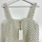 Love Shack Fancy  Kayana Pearl Mini Dress in Ivory Size P (US 00) NWT Photo 7