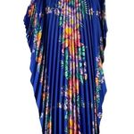 Vintage Royal Creations Hawaiin Dress Floral MuMu Kaftan Kimono Made Hawaii u Blue Size undefined Photo 1