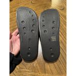 P448  Super Water Resistant Slide Sandal Women's Size 38 US‎ 7.5 Black Italy Photo 6