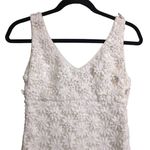 Kate Spade  New York Wedding Belles White 3D Floral Lace V Neck Cocktail Dress 0 Photo 2