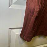 CAbi Rust/Maroon Boss Pencil Skirt Size 10 Photo 5