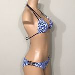 Nanette Lepore  blue and white bikini. NWT Photo 4