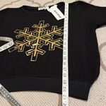 Wildfox Dream Scene gold snowflake sweatshirt Photo 7
