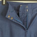 Eileen Fisher Eileen Fisher Navy Blue Organic Cotton Tencel Blend Capris Pants Women's Large Photo 8