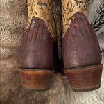 Frye  Lily Lizard Inlay Coyboy Boots size 6 Photo 6