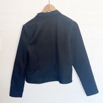 Hugo Buscati  Collection Polyester Zip With Snap Bottom Black Light Weight Jacket Photo 7