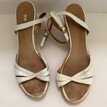 BP Simone Nordstrom White Sandals Shoes Leather 10 M Comfortable Photo 8