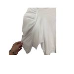 ZARA White Ruffled Puff Sleeve Blouse Photo 1