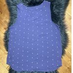 Sonoma  V-Neck Tank Top Shirt Purple Mini Floral Size XL Photo 2