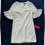 Trina Turk Dress White Floral Lace Bridal Spring Shower Size 8 NWT Photo 1