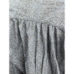 Anna Sui  Women's Long Sleeve Blouse Bell Cuff Peasant Small Floral Blue Black Photo 3