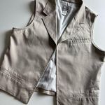 Chico's Women's Career Open Front
Vest Stitch Detail Beige Photo 0