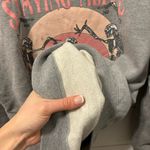 Staying Alive Skeleton Crewneck Sweatshirt Gray Size L Photo 5