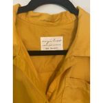 Evy's Tree The Harper Mustard Yellow Short Sleeve High Low Dress Pockets XS Photo 4