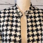 Houndstooth CARLUCCI Blazer  w Pearls & Rhinestones-10 Photo 1