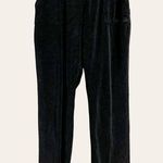 Juicy Couture Juicy by  Black Velour Pull-On Y2K Lounge Sweatpants Size Large Photo 0