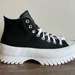 Converse Chuck Taylor All Star Lugged Hi Black Leather Shoe Size 8.5 or 10.5 Photo 0