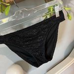 Bikini Bottoms Black Crochet Lace Swimsuit Womens Small New Mossimo Photo 2