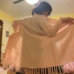 New Direction Pink Tassel Cardigan Photo 2