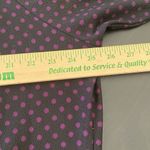 Avenue  polka dot plus size 30/32 ribbed dress purple black Photo 6