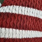 J.Crew  Sweater 100% Merino Wool Chunky Cable Knit Wide Stripes Size S Photo 3