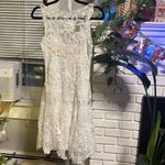 Sue Wong  White Sequin Drop Waist Dress Photo 2