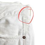 AGOLDE  Riley High Rise Straight Crop Jeans Veil White Distressed Womens Size 24 Photo 8