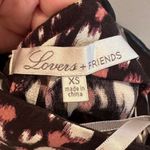 Lovers + Friends Pink Black Dakota Strapless Jumpsuit Size XS Photo 3