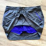 Title Nine Athletic Athleisure Skirt Short Skort Outdoor Hiking Beach Active Gray Size 12 Photo 4