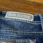 Rock Revival RARE!  “Amberlight” Women's Distressed Blue Boot Cut Jeans, Sz 29 Photo 5