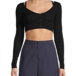 Jason Wu  Rib Knit Wool Crop Top size L Photo 1