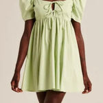 Abercrombie & Fitch  Lime Keyhole Babydoll Mini Dress Photo 0