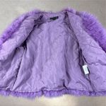 Lamarque Deora Feather Jacket Size M Lilac Purple Size M Photo 1