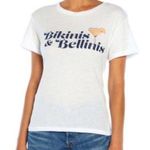 Wildfox Bikini and Bellinis Keke clean white t-shirt size S Photo 1