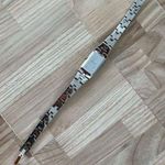 Seiko Ladies Luxury Watch Two-Tone Bracelet Black Rectangular Dial Gold Markers Photo 10