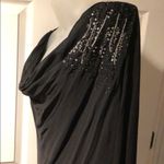 Karen Kane  Top Black Diamond Draped Tunic top S NWT Photo 1