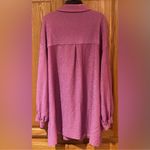 Princess Polly  Evolving Button Down Shirt Mini Dress in Pink Shimmer Size 8 Photo 11