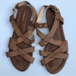 Liz Claiborne Women’s Ankle Strap Distressed Style Sandals Sz 8 Photo 1