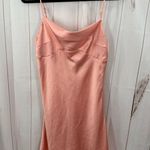 Princess Polly  Women’s 8 Peach Satin Slip Spaghetti Strap Dress New Photo 0