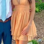 Abercrombie & Fitch Abercrombie Orange mini dress Photo 0