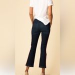 Veronica Beard  WOMENS Carolyn 10”BABY BOOT 28  Navy Flare Jeans with Red Stripe Photo 2